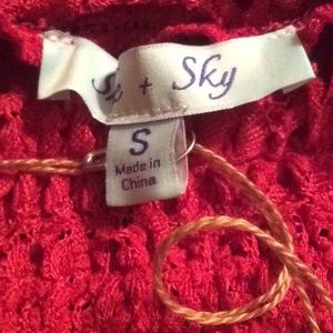 Skyy Squiggle Corded Lace Top main image 0